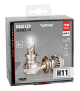Pilot 9-32V Halo Led Serie 14 Lightning - (H11) - 45W - PGJ19-2 - 2 pz - Scatola