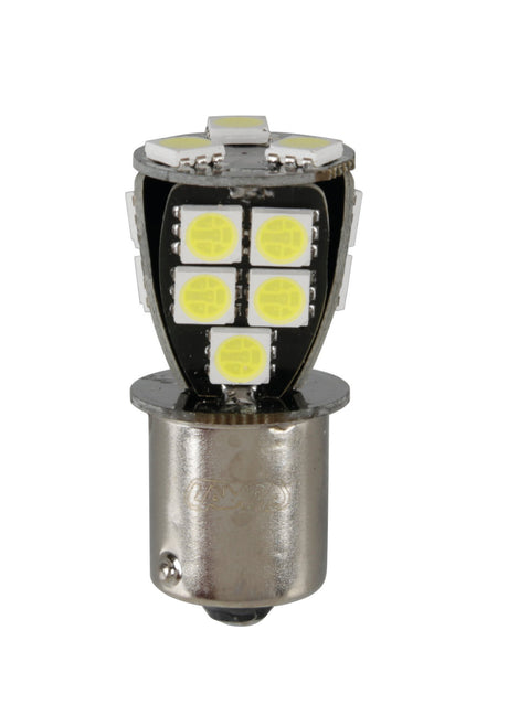 Pilot 24/32V Led series - 18 SMD x 1 chip - (P21W) - BA15s - 1 pz - Scatola - Bianco - Doppia polarità - Resistenza incorporata