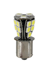 Pilot 24/32V Led series - 18 SMD x 1 chip - (P21W) - BA15s - 1 pz - Scatola - Bianco - Doppia polarità - Resistenza incorporata