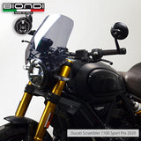 Biondi Cupolino Touring Fumè Chiaro Ducati Scrambler 400/800/1100 - MPN 8010409