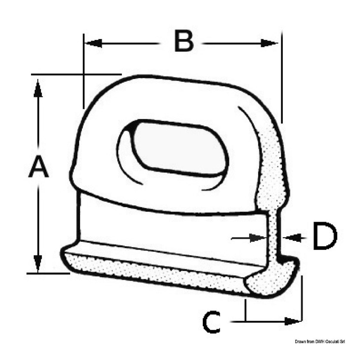 Osculati Slider para vela mayor 58.047.50