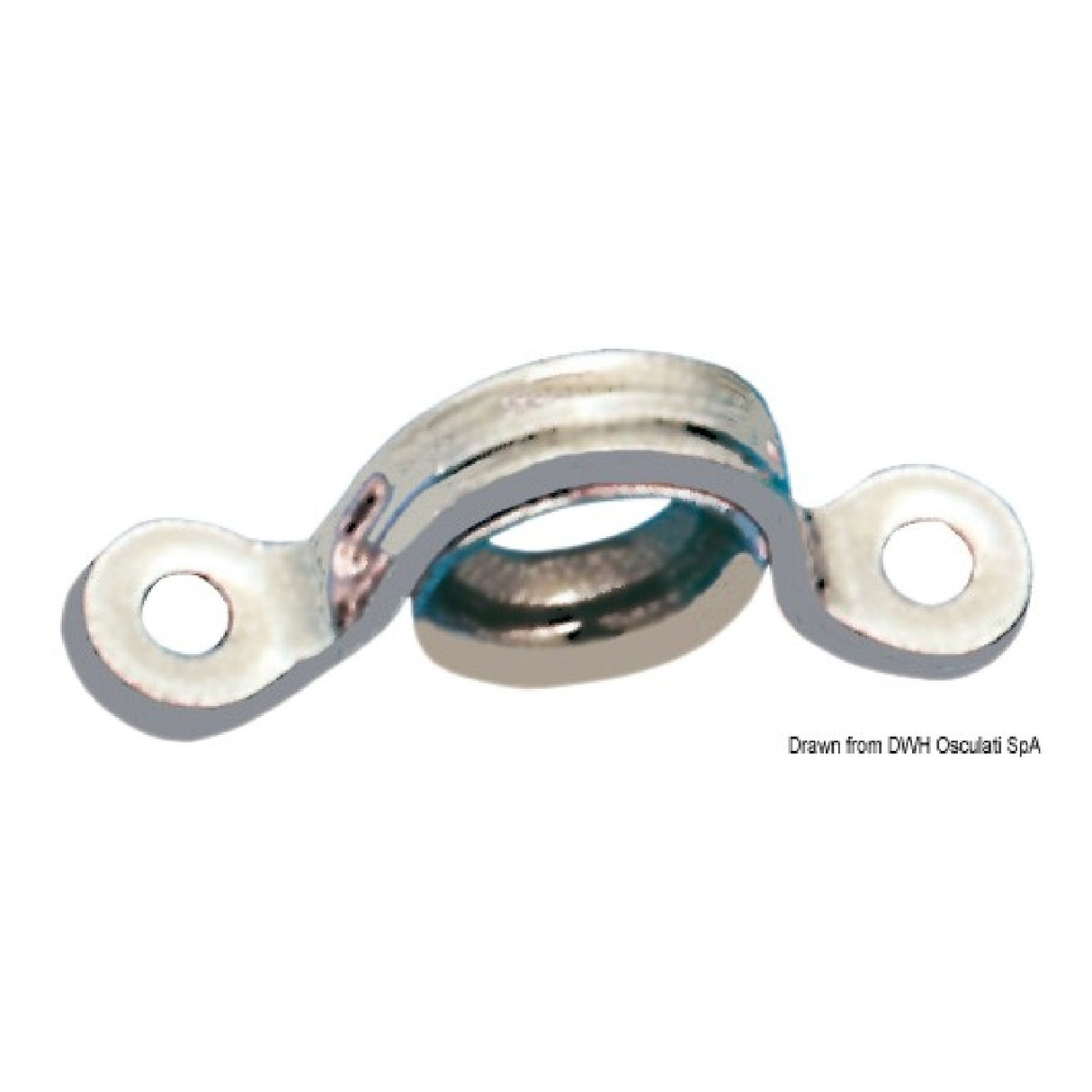 Viadana Passascotta con perno interno de acero inoxidable