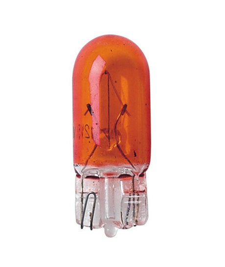 Lampa 12V Lampada con zoccolo vetro WY5W 5W W2,1x9,5d 10 pz Scatola Arancio 58109