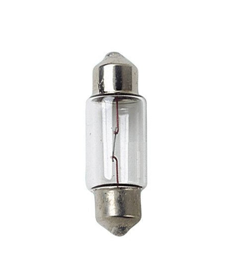 Lampa 12V Lampada siluro - 11x31 mm - 10W - SV8,5-8 - 2 pz - D/Blister 58113