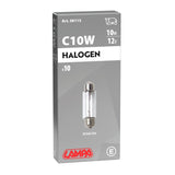 Lampa 12V Lampada siluro - C10W - 11x35 mm - 10W - SV8,5-8 - 10 pz - Scatola 58115