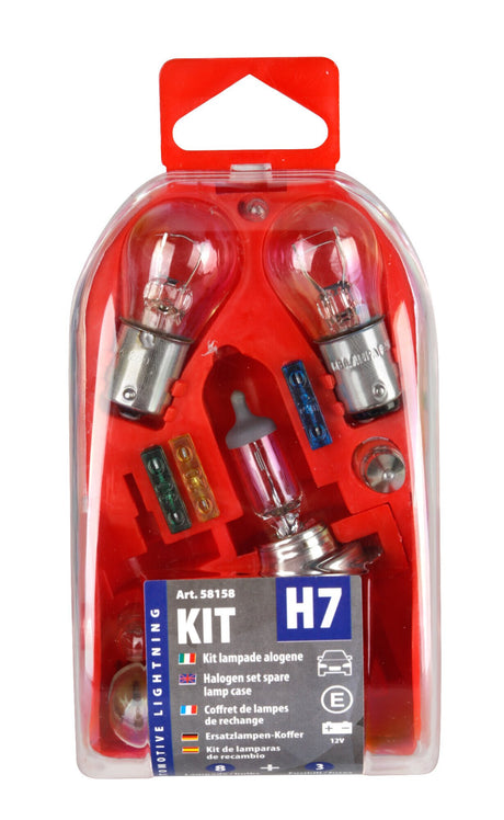 Lampa Kit lampade di ricambio 11 pz, alogena H7 - 12V 58158