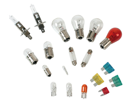 Lampa Kit lampade di ricambio 19 pz, alogena 2x H1 - 12V 58161