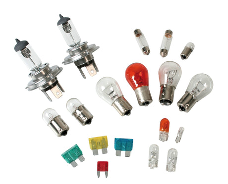 Lampa Kit lampade di ricambio 19 pz, alogena 2x H4 - 12V 58163