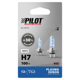 Pilot 12V Lampada alogena Xenon - (H7) - 100W - PX26d - 2 pz - Scatola Plast.