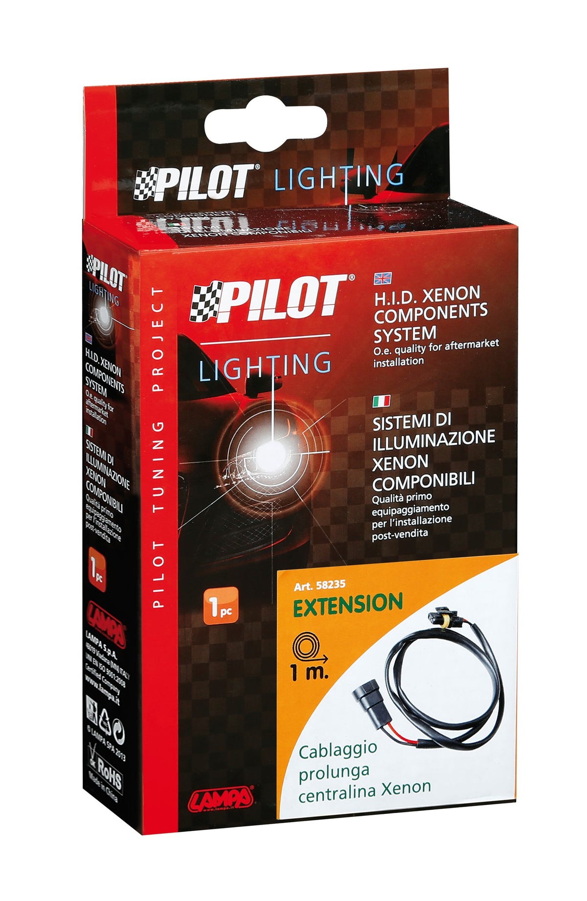 Pilot Cablaggio prolunga centralina Xenon - 1 m