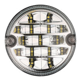 Fanale posteriore LED rotondo con luce di retromarcia – connettore Super-Seal