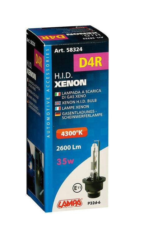 Lampa Lampada HID Xenon 4.300K - D4R - 35W - P32d-6 - 1 pz - Scatola 58324