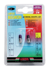 Lampa 12V Lampada mignon - (J) - 2W - BA7s - 2 pz - D/Blister - Viola 58331