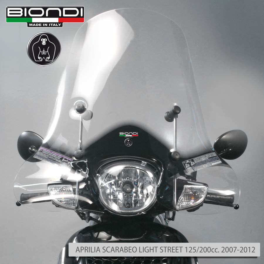 Biondi Parabrezza Club KSR Classic 50/125 cc. 2017 - Completo di Attacchi