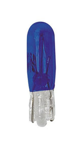 Pilot 12V Lampe mit Glasfassung - (T5) - 1,2W - W2x4,6d - 2 Stk.  - D/Blister - Blau 58355