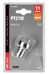 Pilot 12V Lampada Multi-Led 11 Led - (PY21W) - BAU15s - 1 pz - Scatola - Arancio