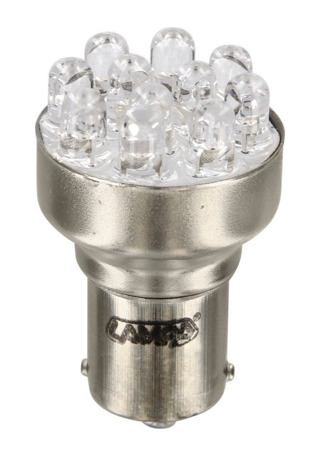 Pilot 12V Lampada Multi-Led 11 Led - (P21W) - BA15s - 1 pz - Scatola - Bianco
