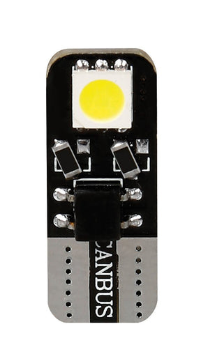 Pilot Hyper-Led 6 2 x3 chips T10 Bifocus W2,1x9,5d 2 pz Bianco Resistenza inc