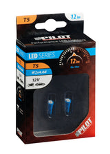 Pilot 12V Hyper-Led 2 - 1 SMD x 2 chips - (T5) - W2x4,6d - 2 pz - Scatola - Blu