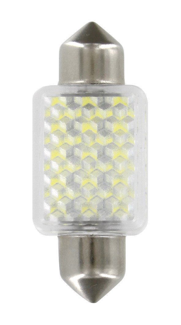 Pilot 12V Hyper-Led 27 27 SMD x 1 chips 15x35 mm SV8,5-8 1 pz Bianco