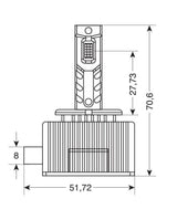 Pilot 12-24V Lampade a Led per conversione fari Xenon - (D3S-D3R) - 35W - 2 pz - Scatola