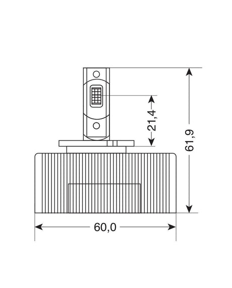 Pilot 12-24V Lampade a Led per conversione fari Xenon - (D5S) - 35W - 2 pz - Scatola