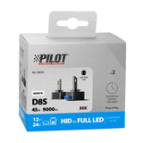 Pilot 12-24V Lampade a Led per conversione fari Xenon - (D8S) - 35W - 2 pz - Scatola
