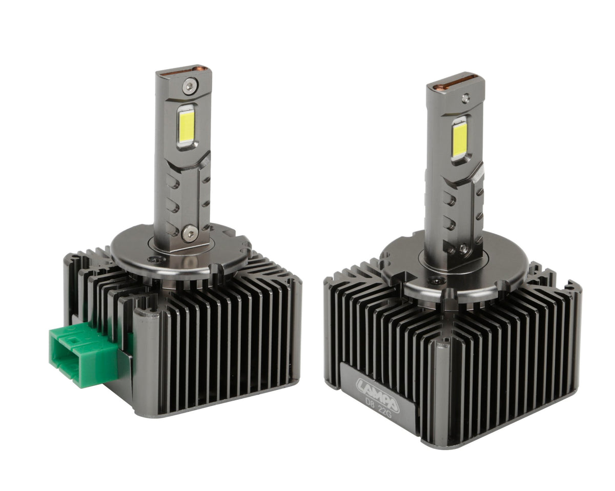 Pilot 12-24V Lampade a Led per conversione fari Xenon - (D8S) - 35W - 2 pz - Scatola