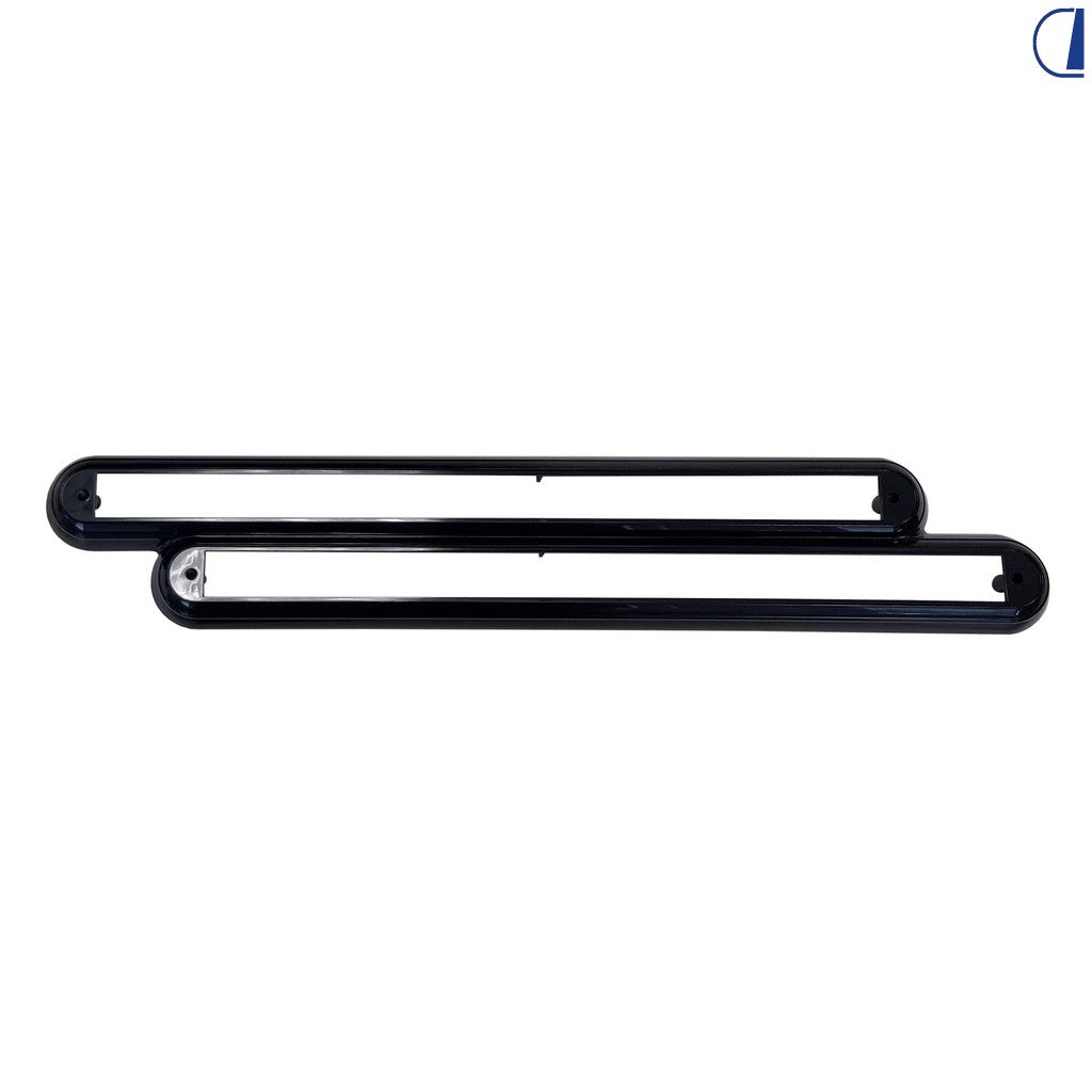 Di-Tec Cornice doppia lato sinistro per barre LED 380 mm