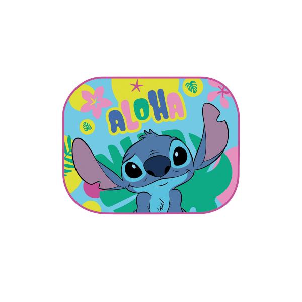 Disney Stitch Tendine Parasole Laterali Auto 44x35 cm - Coppia