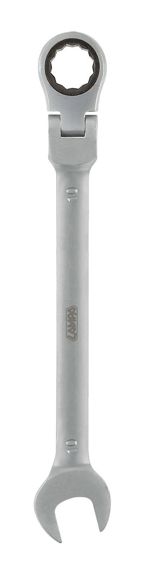 Lampa Chiave combinata con cricchetto snodato - 10 mm 59556