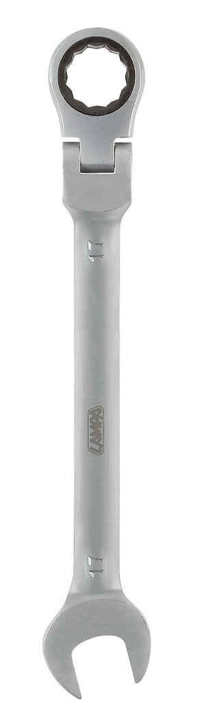 Lampa Chiave combinata con cricchetto snodato - 17 mm 59560