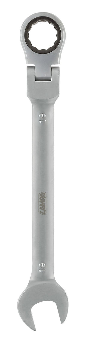 Lampa Chiave combinata con cricchetto snodato - 19 mm 59561