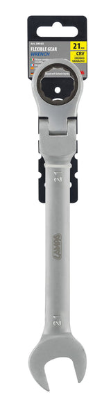 Lampa Chiave combinata con cricchetto snodato - 21 mm 59563