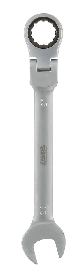 Lampa Chiave combinata con cricchetto snodato - 21 mm 59563