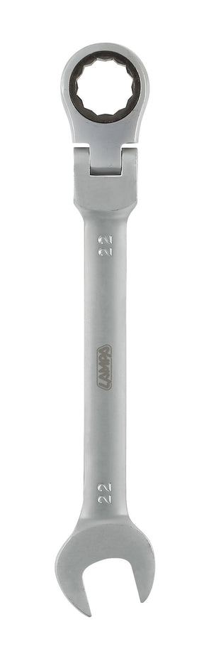 Lampa Chiave combinata con cricchetto snodato - 22 mm 59564