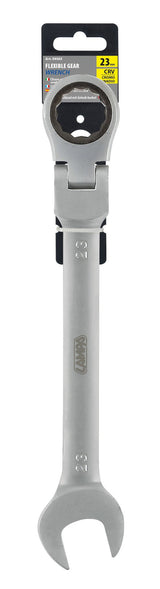 Lampa Chiave combinata con cricchetto snodato - 23 mm 59565