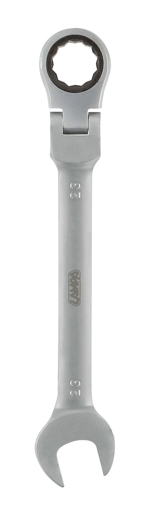 Lampa Chiave combinata con cricchetto snodato - 23 mm 59565