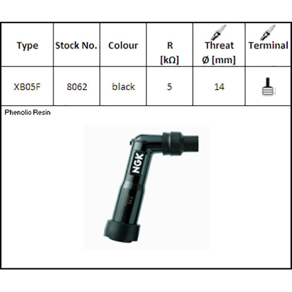 NGK XB05F Attacco Candela