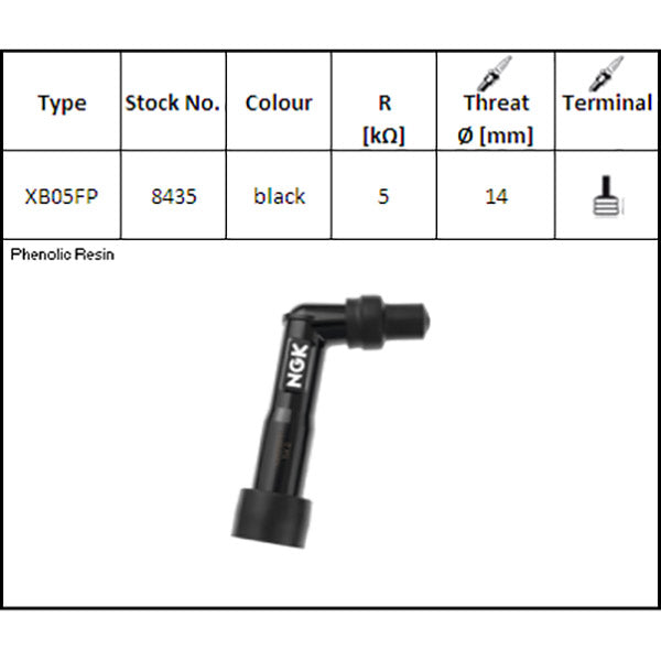 NGK XB05FP Attacco Candela