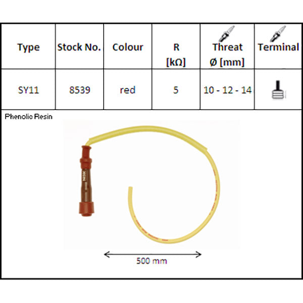 NGK SY11 Attacco Candela