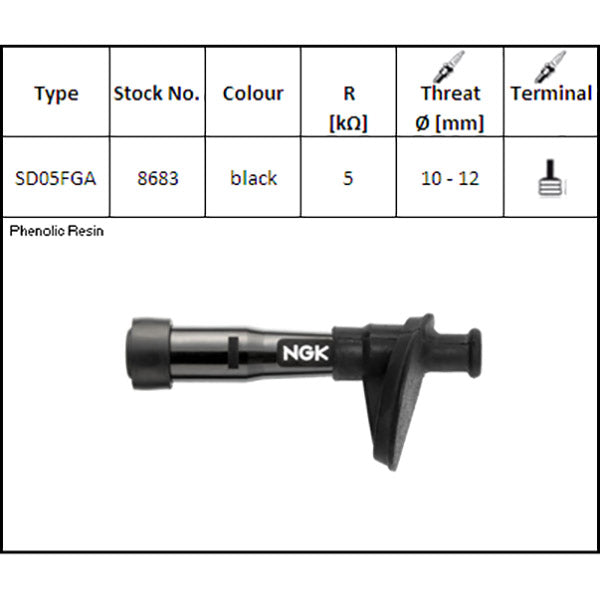 NGK SD05FGA Attacco Candela