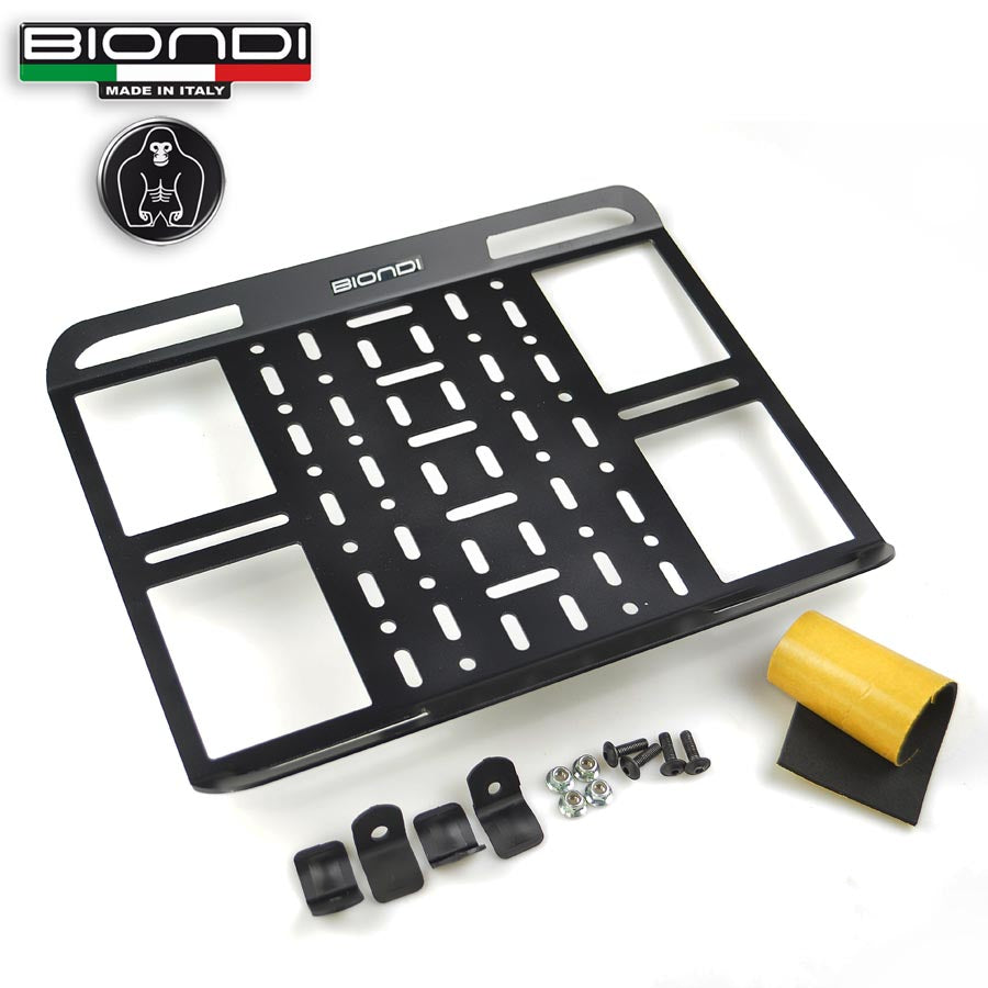 Biondi 8901038 Piastra Portapacchi Universale Moto per Borse Impervious
