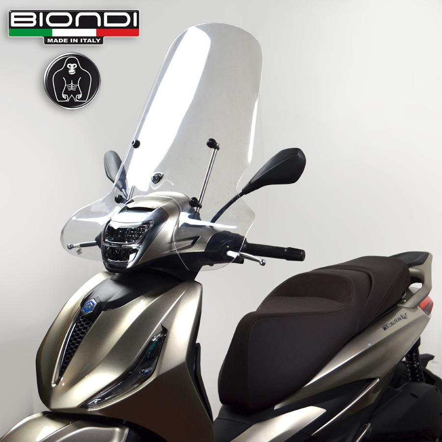 Biondi Parabrezza Linea Z + Kit Attacchi Piaggio Beverly 400 / 400 S 2025