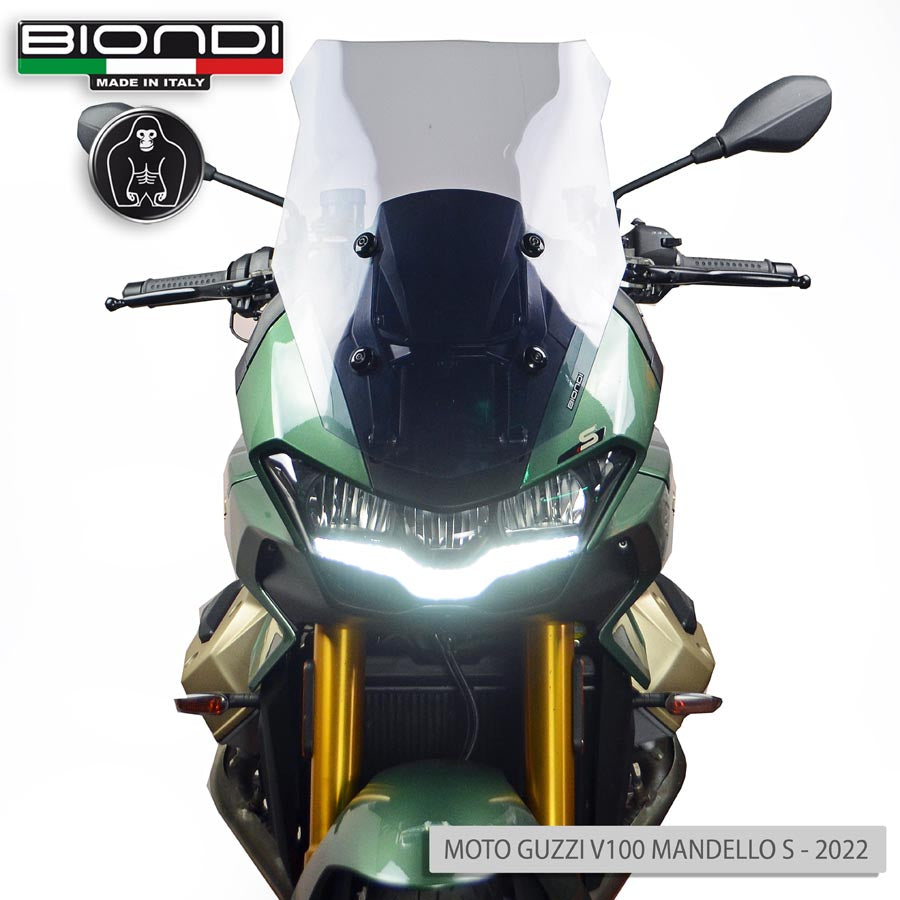 Biondi Cupolino Maxi-Touring Fumé Chiaro Moto Guzzi V100 Mandello e Mandello S