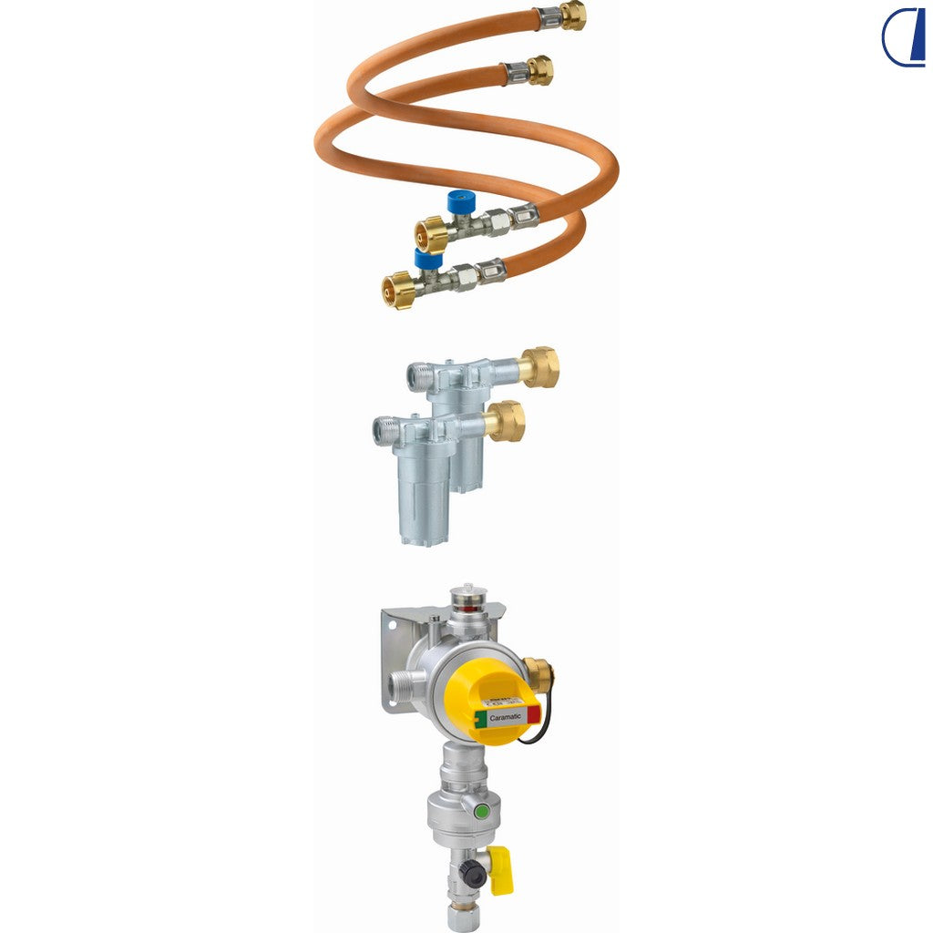 GOK Set Caramatic DriveTwo verticale con tubi flessibili 450 mm