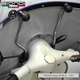 Biondi Parabrezza Z Grembiule + Attacchi Vespa Primavera ET3 125 1976-1990