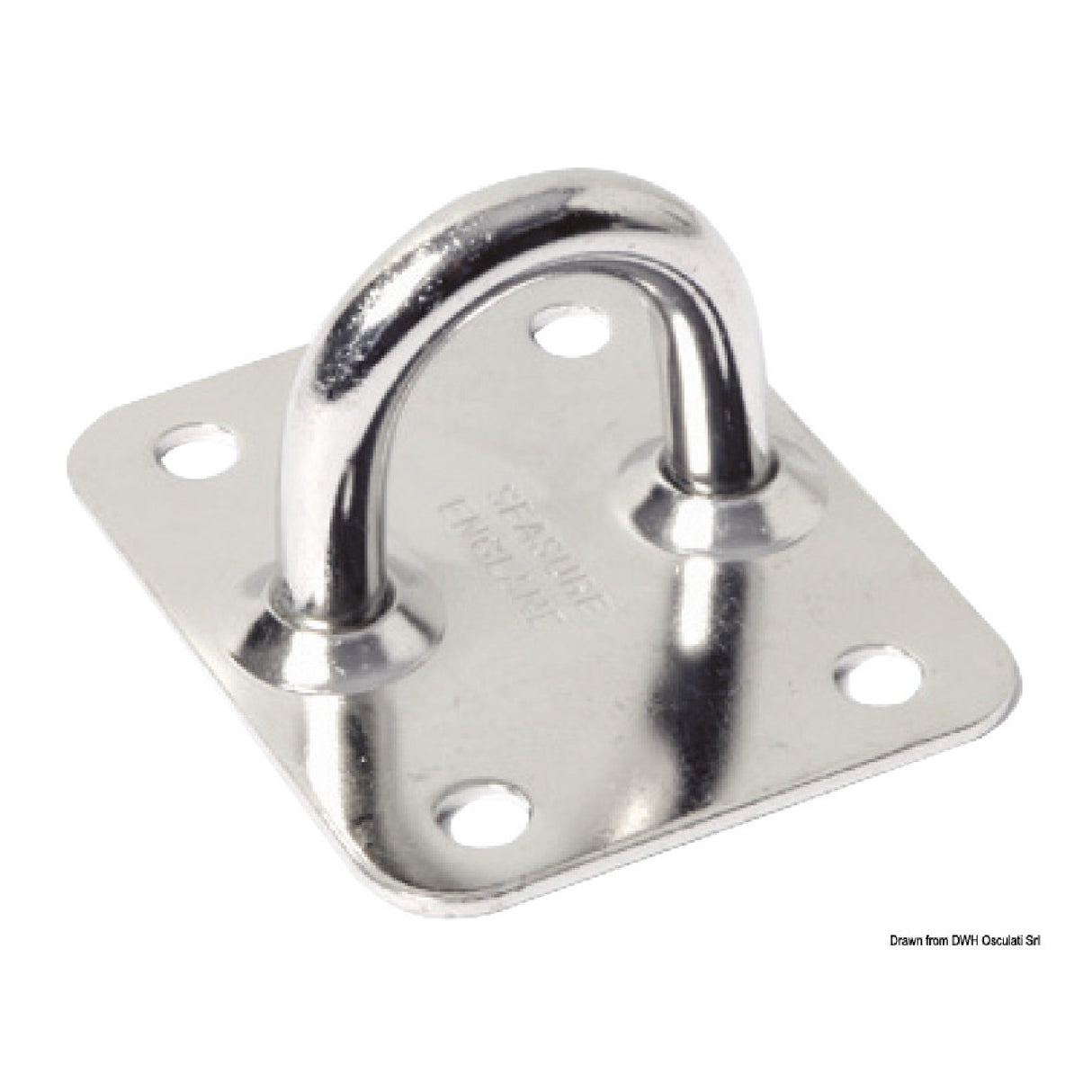 Placa de fijación Osculati con base plana 60.137.33