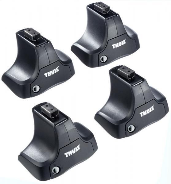 Thule 000754 Set 4 piedi Rapid System per barre portatutto