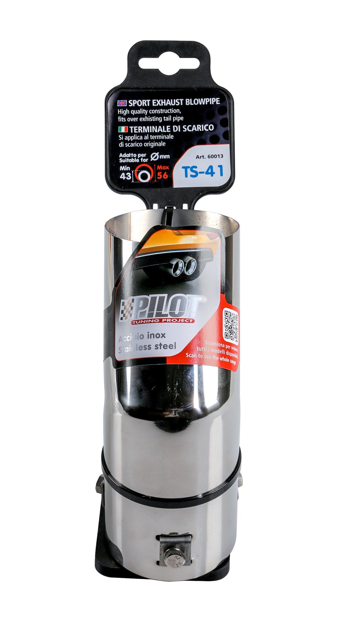 Pilot Terminale di scarico auto Gomito TS-41